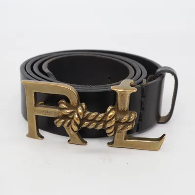 Riem (Zwart) van Ralph Lauren Leer