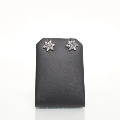Earrings (Silver, Blue, Transparent) from Pandora Silver