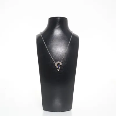 Ketting (Zilver, Blauw) Zilver