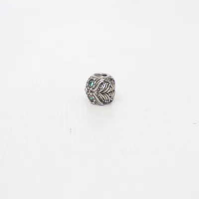 Berlock (Grå, Grön) från Pandora Silver