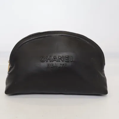 Toilettas (Zwart) van Chanel Beauté Polyurethaan, Gerecycled polyester