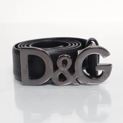 Belt (Black) from Dolce & Gabbana Leather