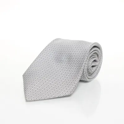 Cravate (Gris) de Gianni Versace Soie