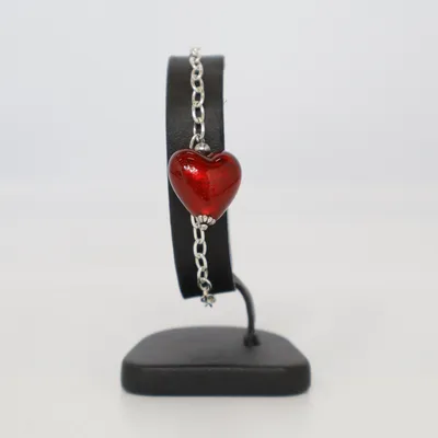 Bracelet (Rouge, Argent) de Italy Argent
