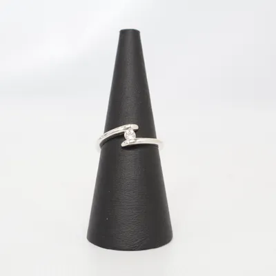 Bague (Argent, Transparent) de Safira Argent