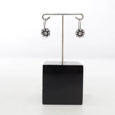 Earrings (Silver, Transparent) from Espirita Silver
