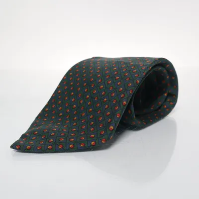 Tie (Green, Multicolored) from Christian Dior Silk