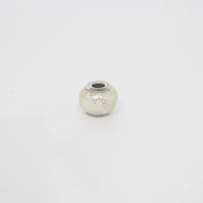 Charms-Anhänger (Weiß, Silber) von Murano Silber