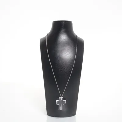 Necklace (Gray, Transparent) from Swarovski Unknown metal