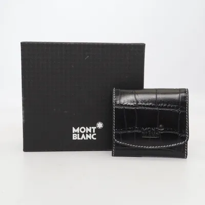 Wallet (Black) from Montblanc Leather