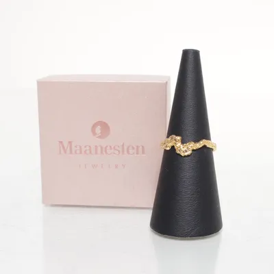 Ring (Guldfärgad) från Maanesten Silver