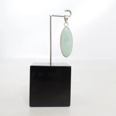 Pendentif (Vert, Argent) de Edelstein Argent