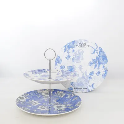 Tiered plate stand (Blue, White) from Royal Worcester