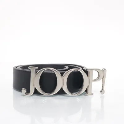 Bälte (Svart, Silverfärgad) från JOOP! Skinn