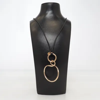 Collier (Noir, Or) de Marjana Von Berlepsch Argent, Métal inconnu