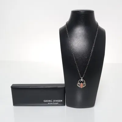 Halsband (Silverfärgad, Orange) från Georg Jensen Silver