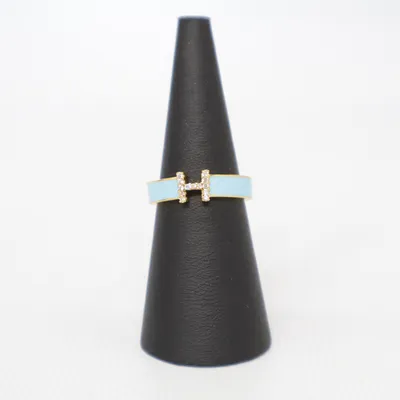 Ring (Guld, Blå) Sølv