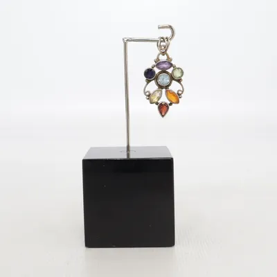 Pendentif (Glücksbringer aus Edelsteinen & Kristallen) Argent