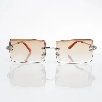 Sunglasses (Beige, Gold)