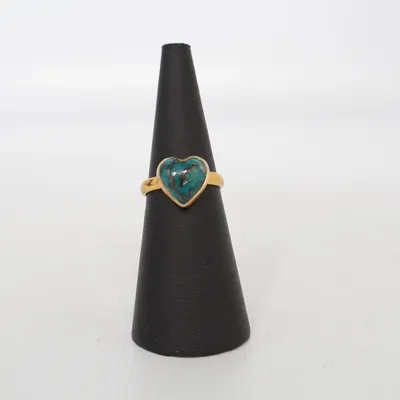 Ring (Goud, Groen) Zilver