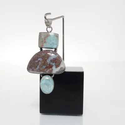 Hänge (Silverfärgad, Flerfärgad) från Edelstein Silver