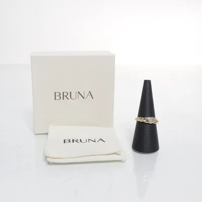 Ring (Guldfärgad) från Bruna Guldpläterad, Silver