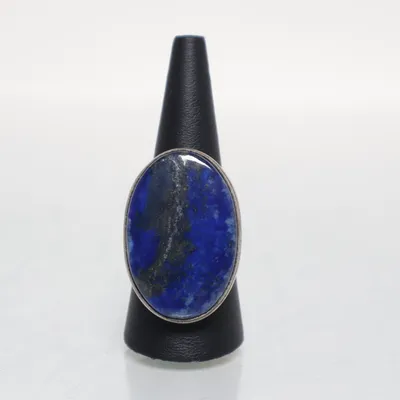 Ring (Blue, Silver) Silver