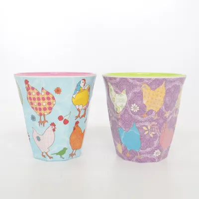 Drinkglas (Groen, Lila, Meerkleurig) van Rice