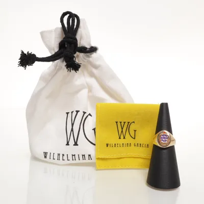 Ring (Gold, Lila) von Wilhelmina Garcia Silber