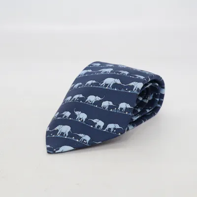 Cravate (Bleu) de Hermès Soie