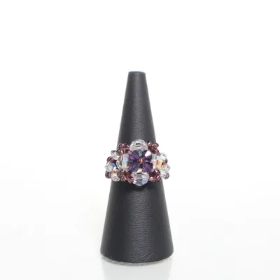 Ring (Lila, Meerkleurig) Onbekend materiaal