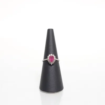 Ring (Silver, Pink) Silver