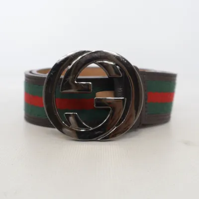 Gürtel (Schwarz, Rot, Grün) von Gucci