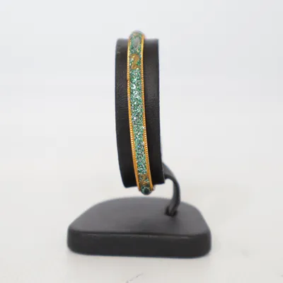 Armband (Goud, Groen) Onbekend materiaal