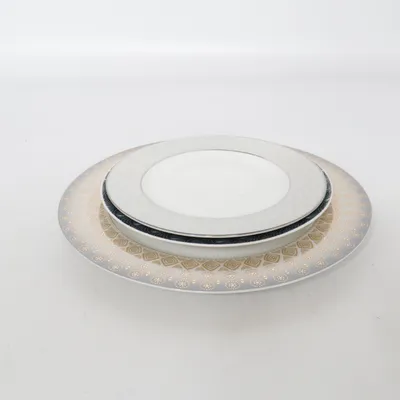Plate (White, Blue) from Maisons du Monde