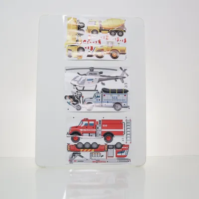 Autocollants (Rouge, Gris, Jaune)