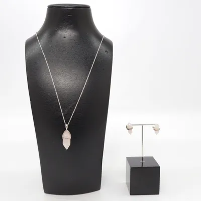 Smyckesset (Rosa, Silverfärgad) från MSY Silver