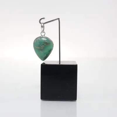 Hänge (Grön, Silverfärgad) från Edelstein Silver