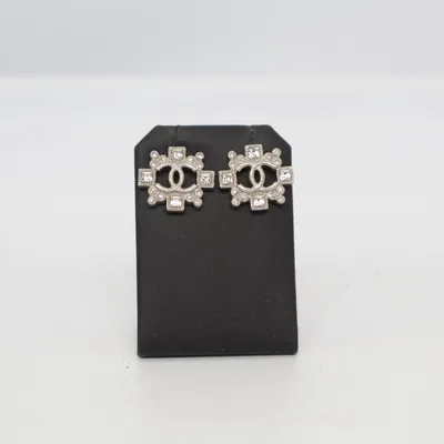 Oorbellen (Zilver) van Chanel Onbekend materiaal