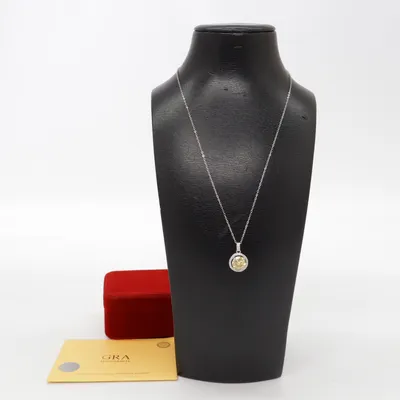Ketting (Zilver, Geel) Zilver