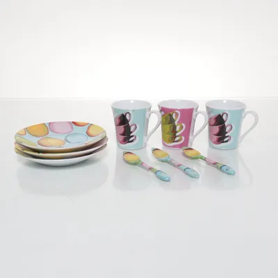 Espressokopje (Meerkleurig) van Porcelaine