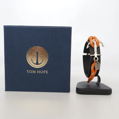 Bracelet (Orange, Silver) from Tom Hope Silver