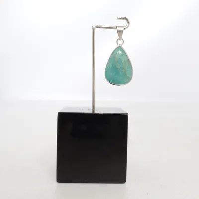 Pendant (Green, Silver) from Edelstein Silver