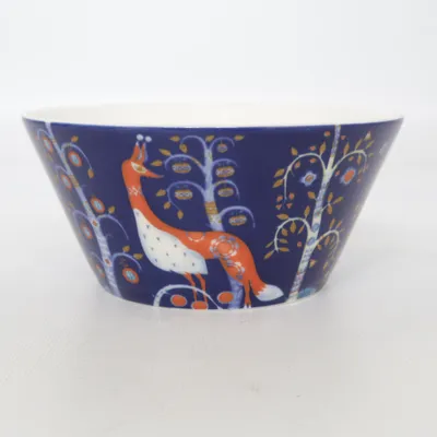 Bowl (White, Blue, Multicolored) from Iittala