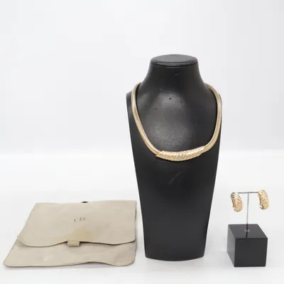 Smyckesset (Guldfärgad) från Christian Dior Okänd metall