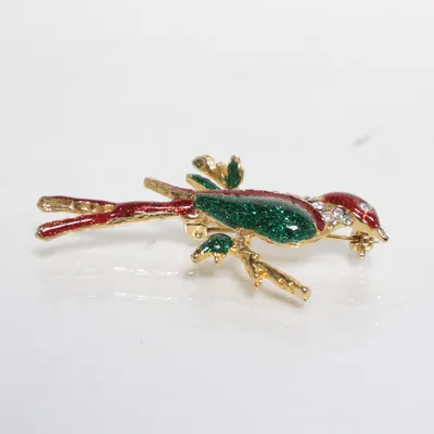 Broche (Groen, Meerkleurig) Onbekend materiaal