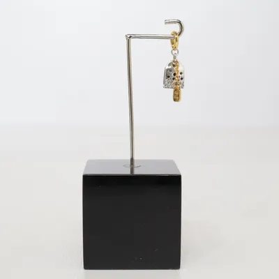 Charm (Sølv, Guld, Sort) fra Pandora Forgyldt, Sølv