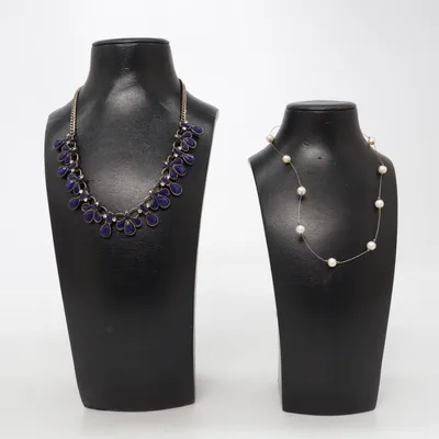 Necklace (Blue, Silver) from Accessorize Silver, Unknown metal