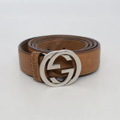 Ceinture (Marron) de Gucci Cuir