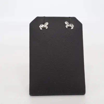 Boucles d'oreilles (Pony Pferd Pferdchen ) Argent